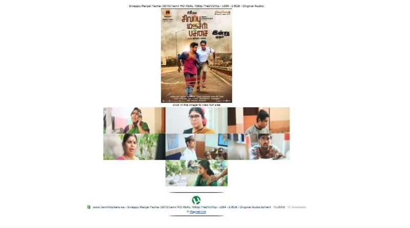 Sivappu Manjal Pachai (2019)[Tamil HQ REAL 1080p PreDVDRip - x264 - 2.5GB - Original Audio]